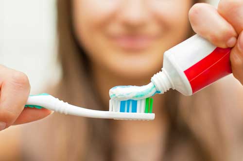 Using the right toothpaste