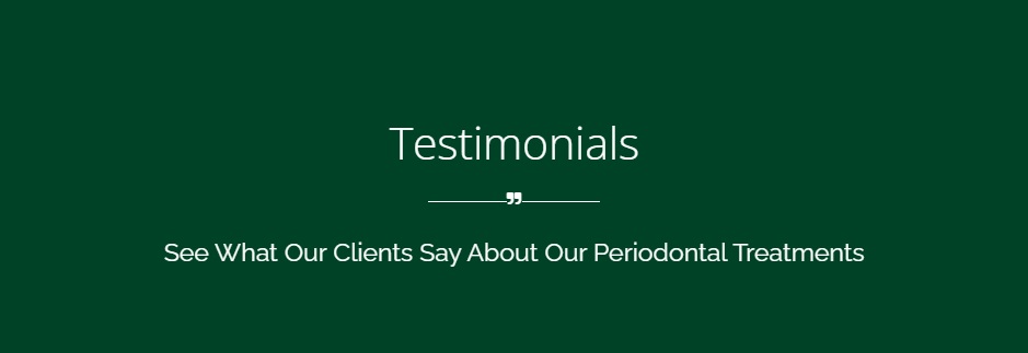 periodontal testimonials